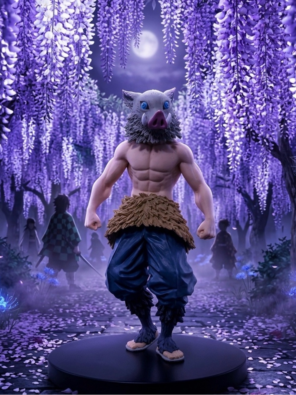 Boar-Head Inoske Figure Collectible from Demon Slayer